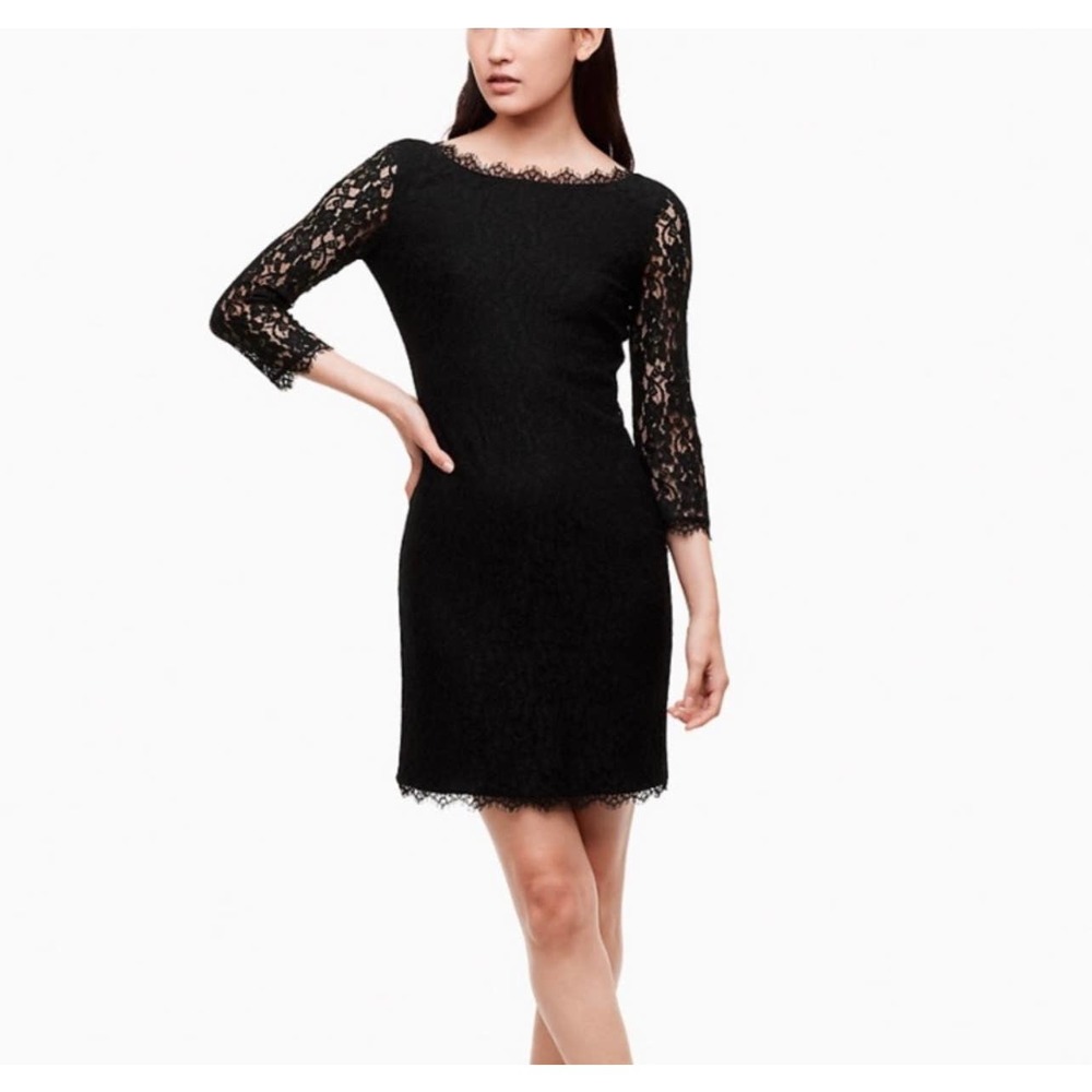 Aritzia Babaton Black Lace Dress